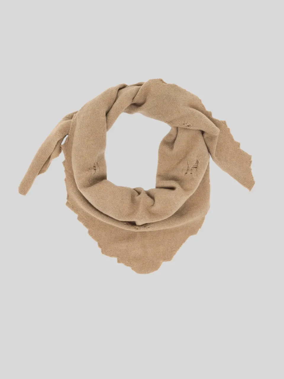 Laneus tørklæde uld cashmere camel