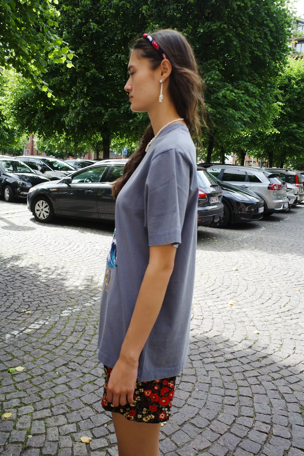 Caro Editions Freddy T-shirt dolfin grey økologisk bomuld