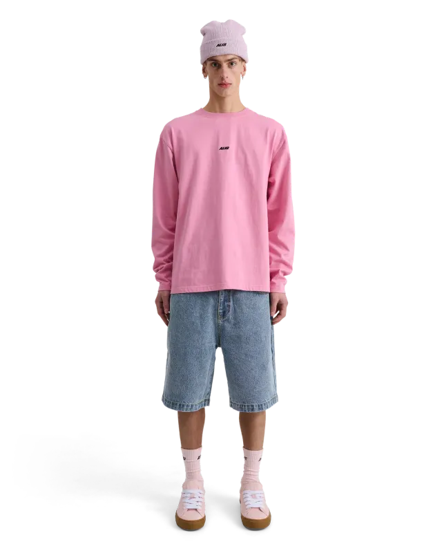 Alis Joshua langærmet t-shirt Solid Pink bomuld