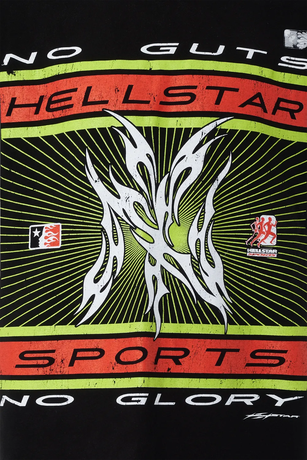 Hellstar NY Tribal Sports T-shirt sort – print