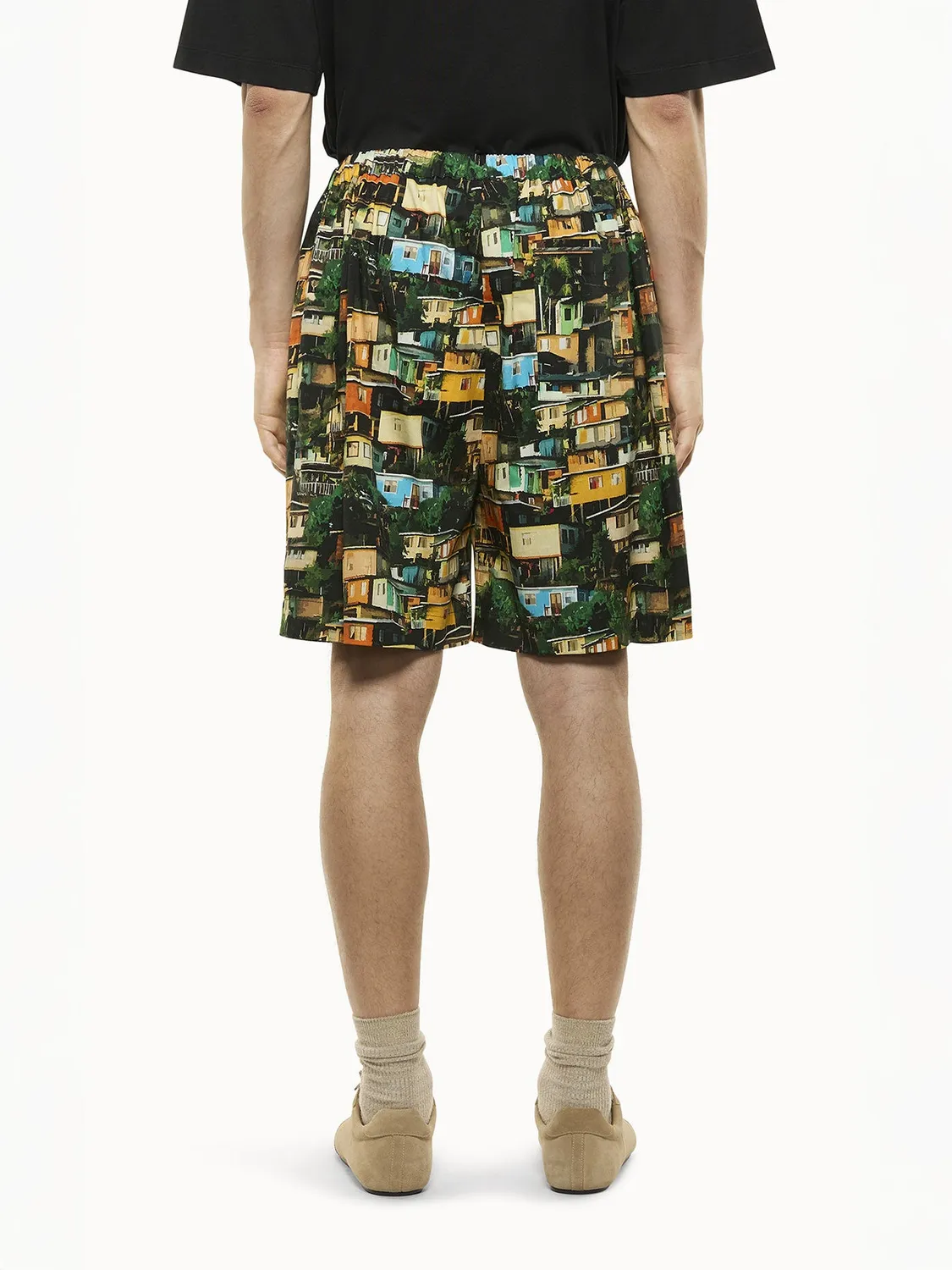 Laneus Cotton Bermuda shorts multicolour bomuld