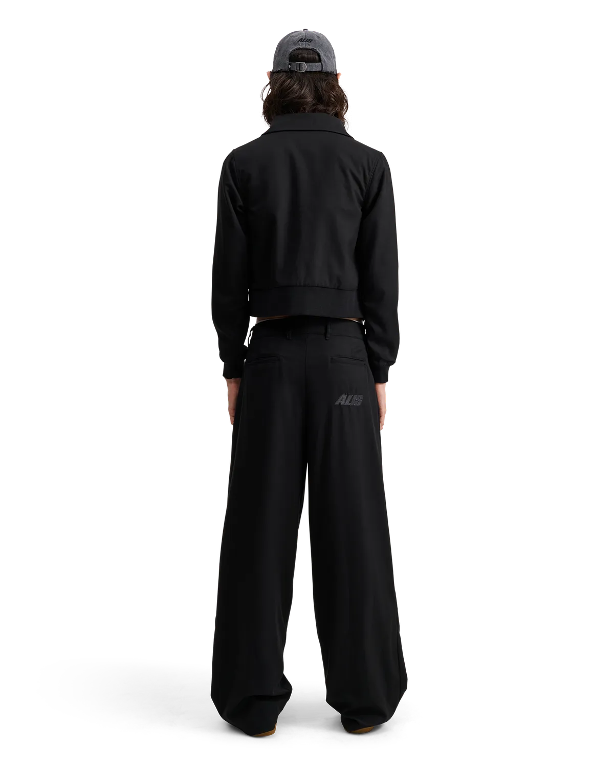 Alis Phylli Loosed Fitted Chino chino bukser sort stretch
