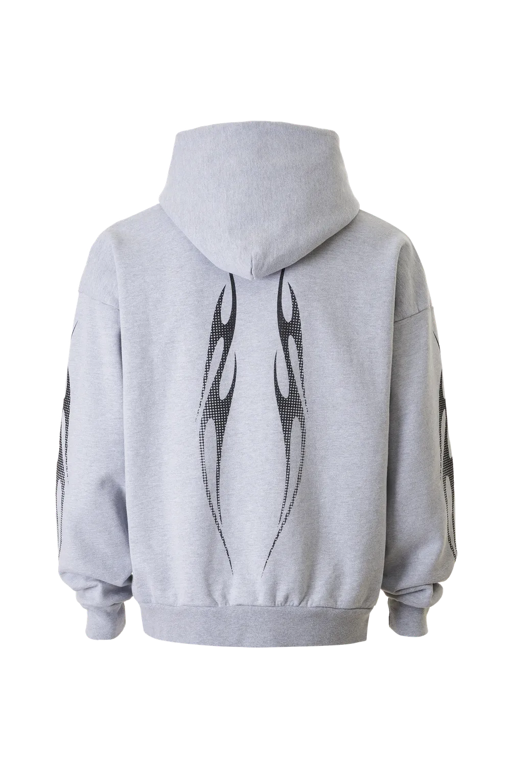 Hellstar Gradient Flame HSSP01HO3 hoodie grå