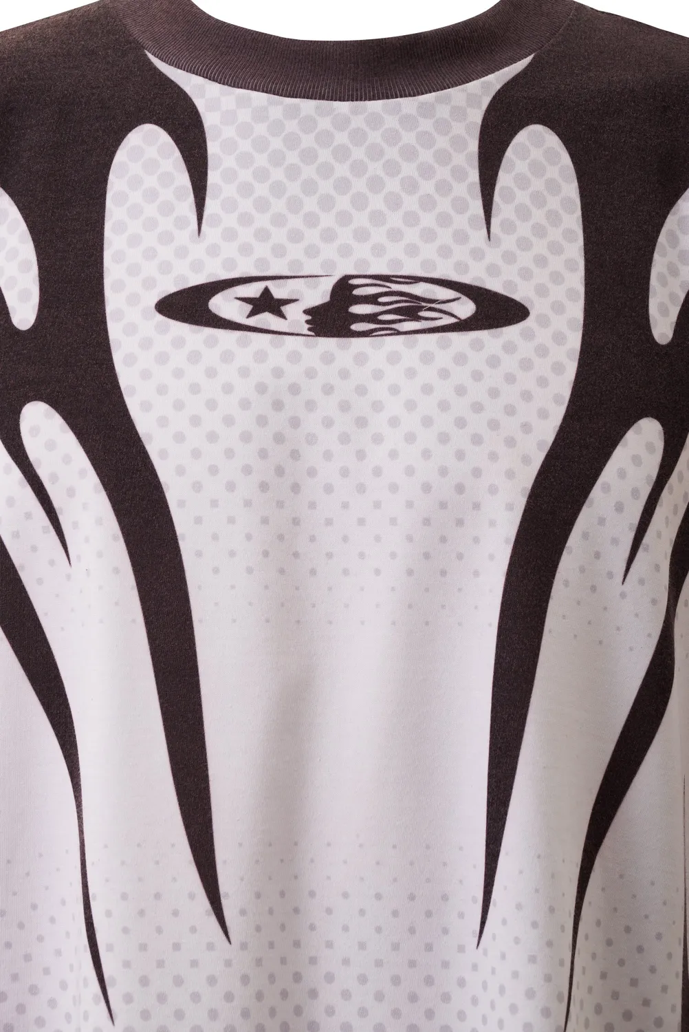 Hellstar Moto HSS26LS02 jersey hvid langærmet