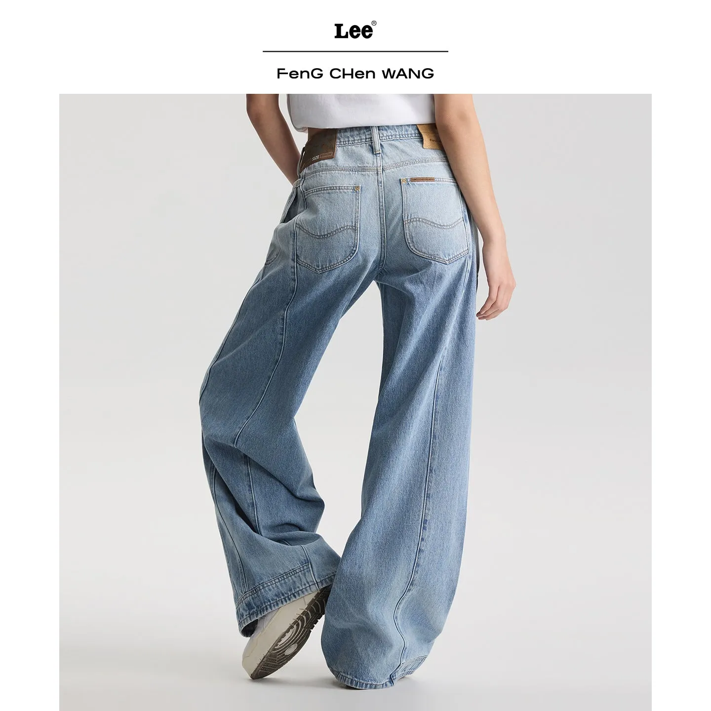 Feng Chen Wang Lee Wide Leg Jeans Lyseblå Kvinder