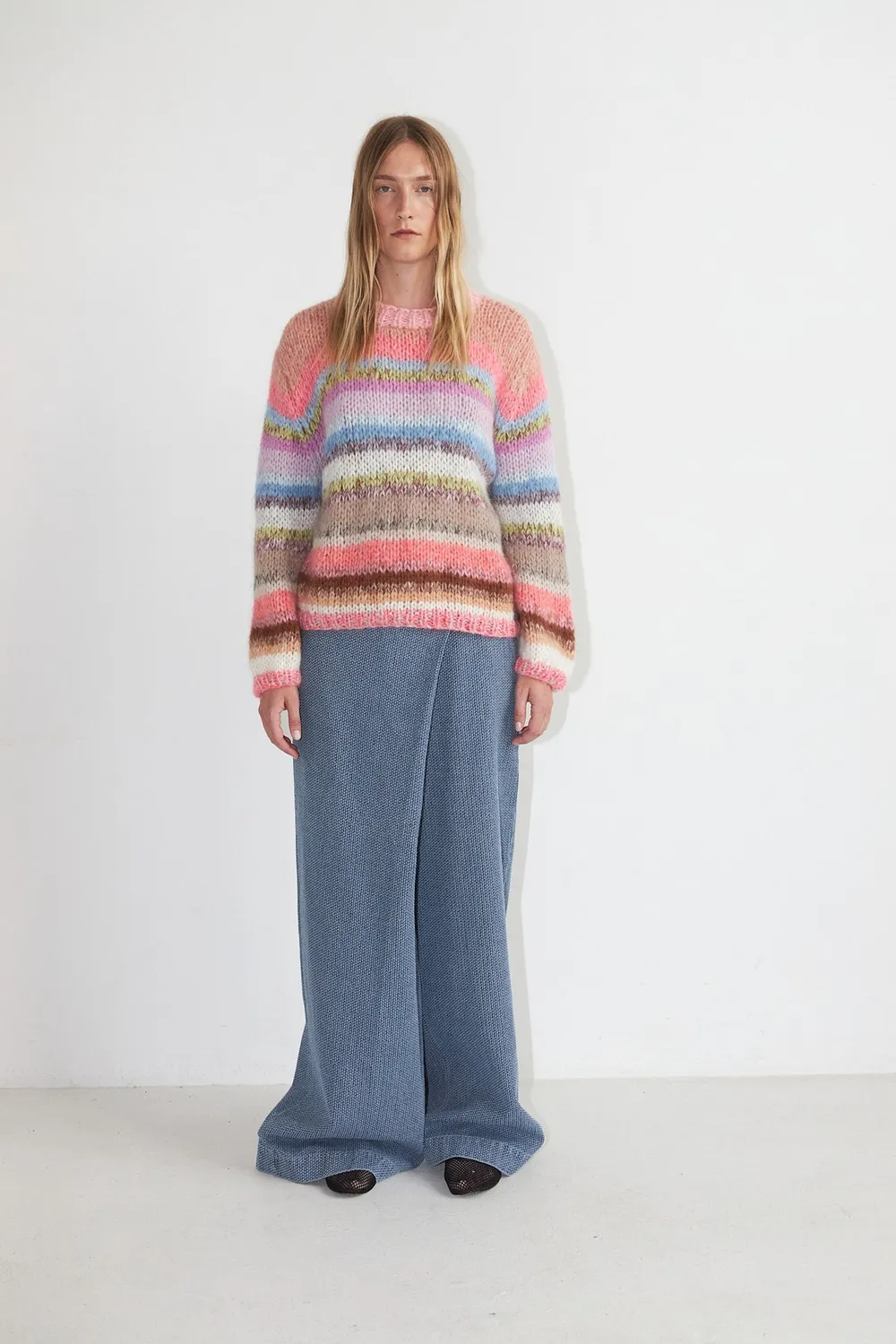 DAWNXDARE Genova striktrøje 919 Sorbet Multi – mohair