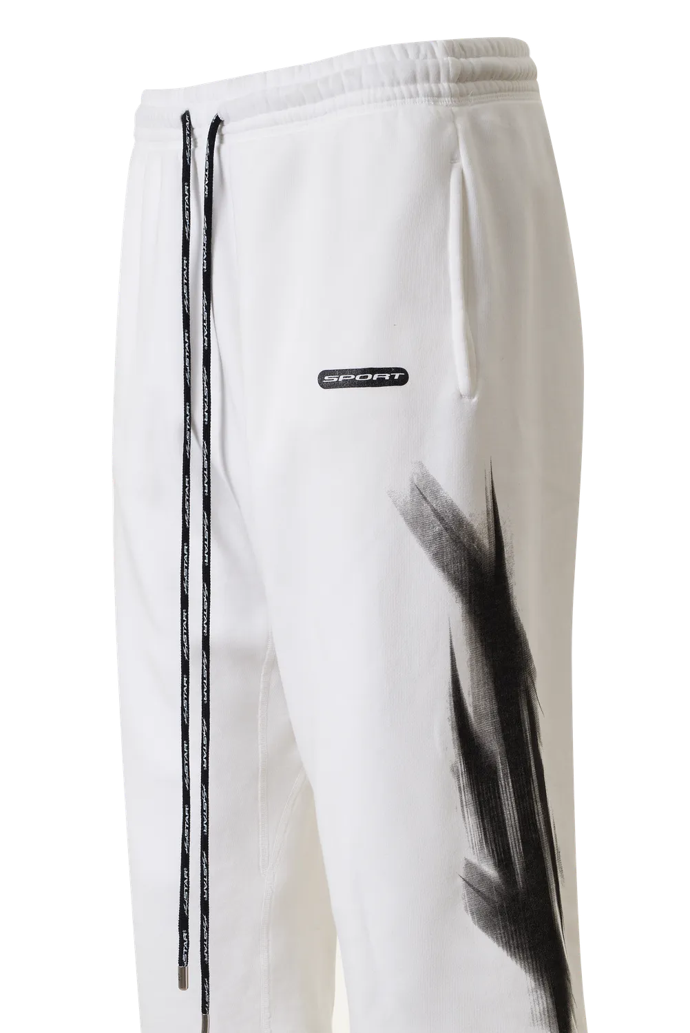 Hellstar Blur 3/4 shorts hvid fleece