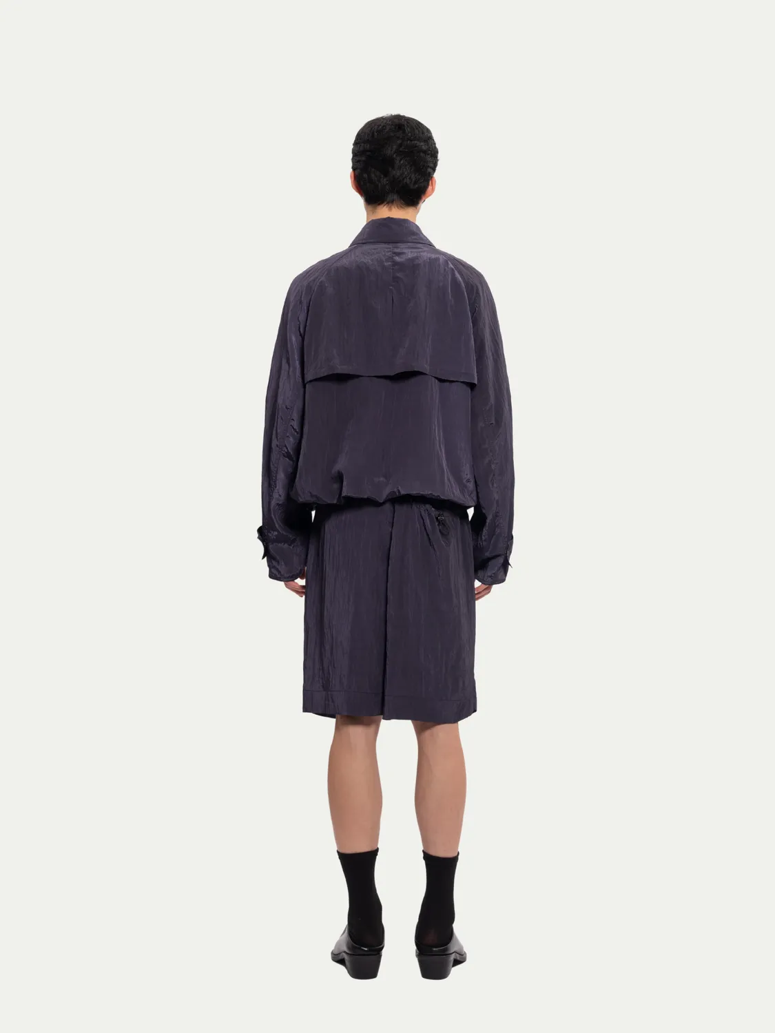 Feng Chen Wang Nylon Cargo Shorts med lommer