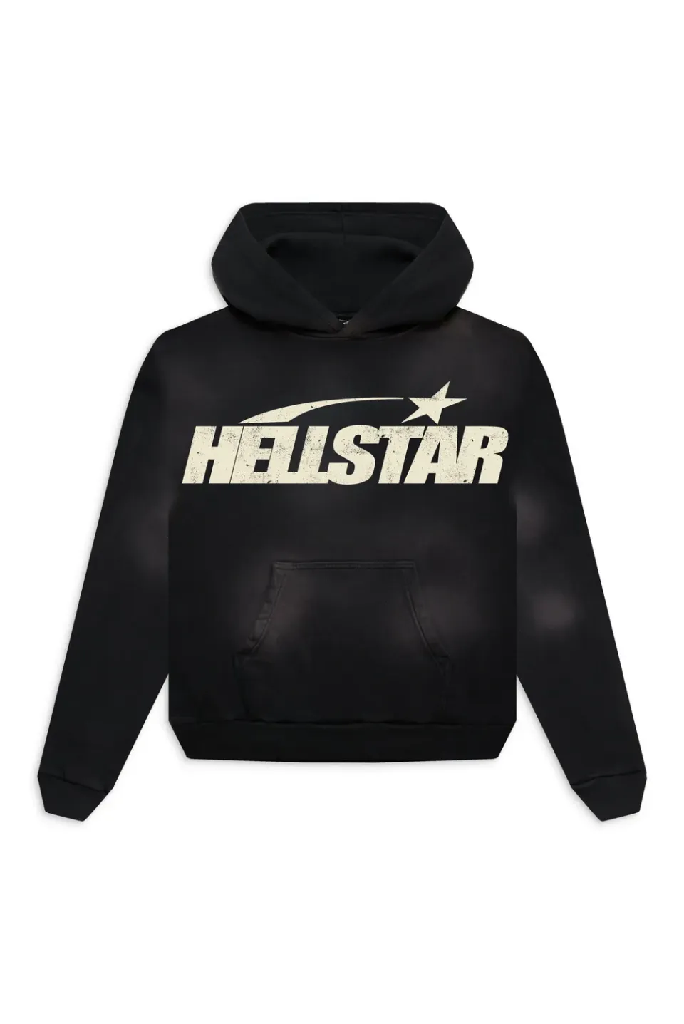 Hellstar Classic Hoodie sort oversized hættetrøje