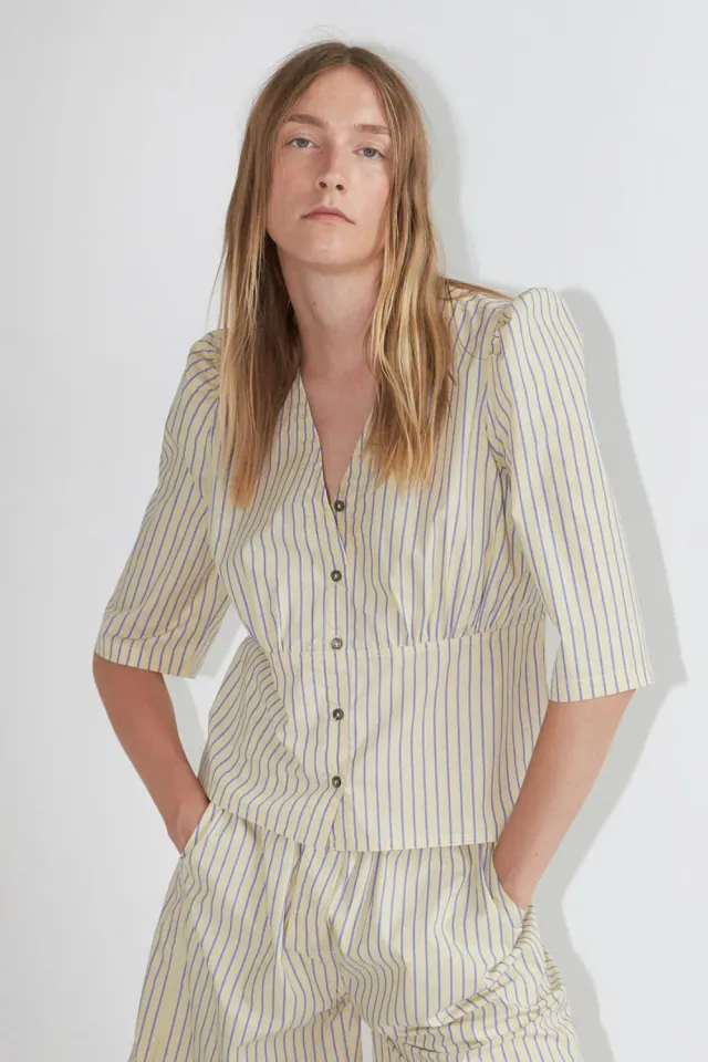 DAWNXDARE ADY 118 PALE YELLOW skjorte gul bomuld