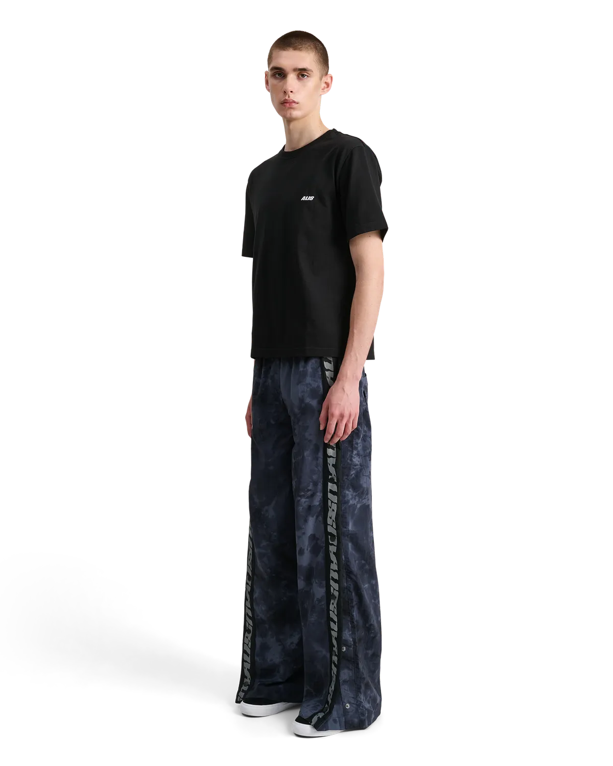 Alis Torey cropped t-shirt sort bomuld