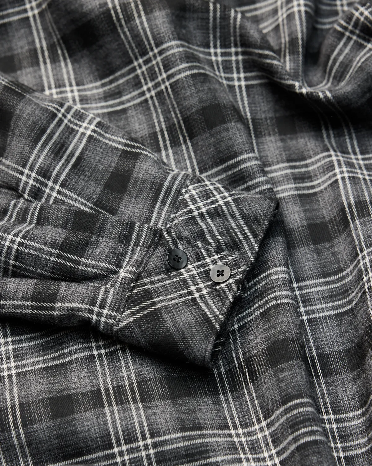 Alis Syril skjorte grey black tartan oversize