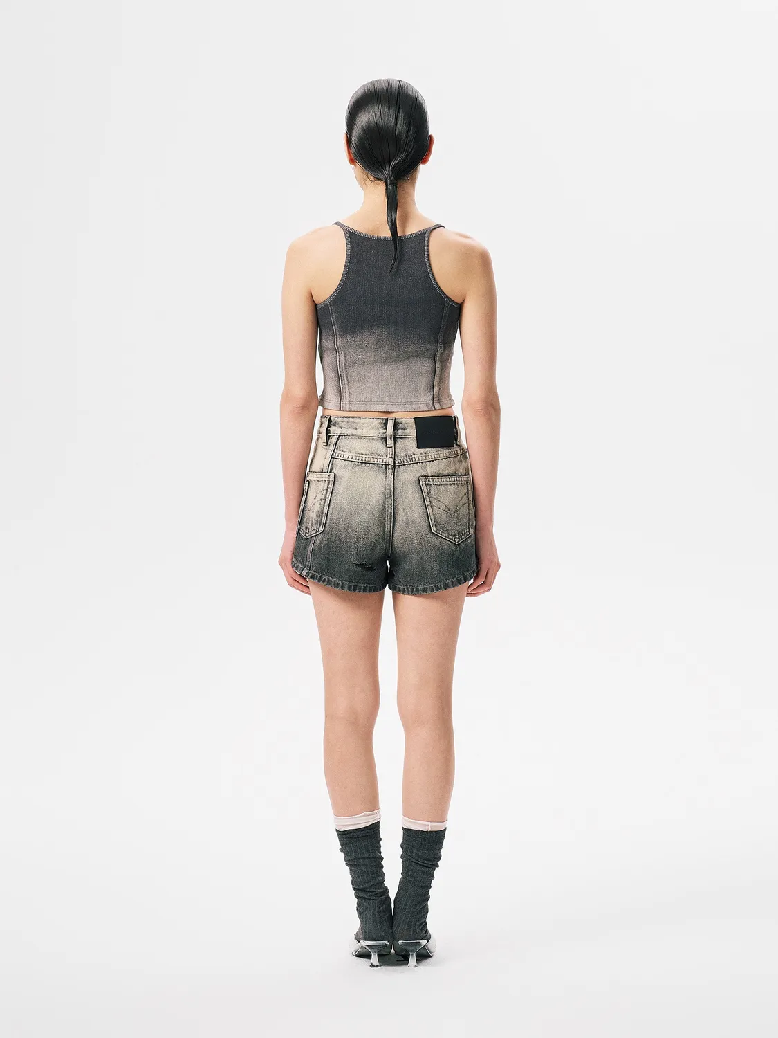 Feng Chen Wang Gradient Tank tanktop stretch grå