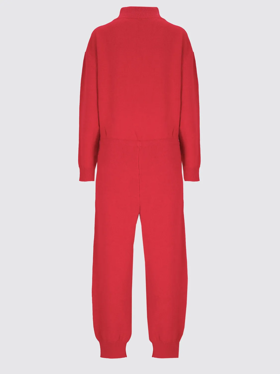 Laneus strikket jumpsuit sangria uld
