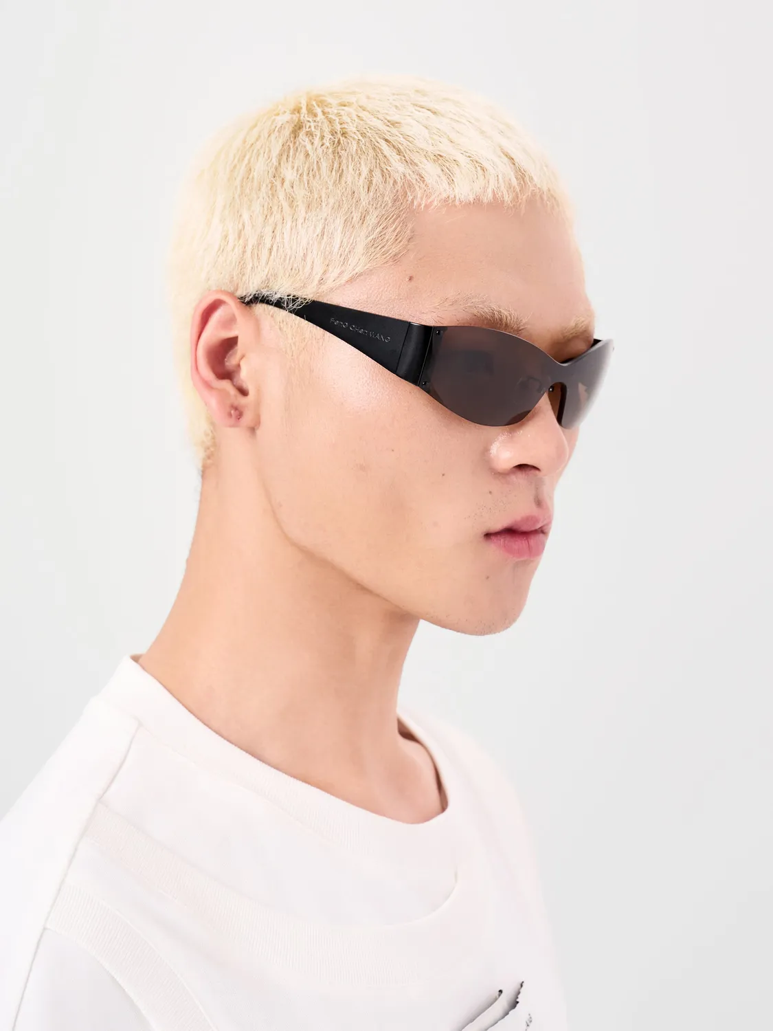 Feng Chen Wang Black Rimless solbriller OS brun