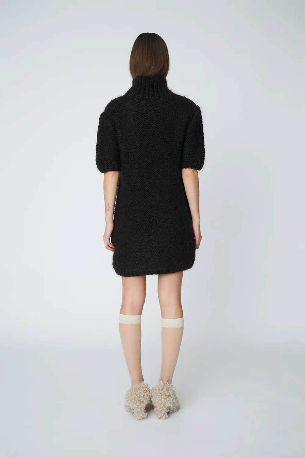 DAWN x DARE Smilla 855 Soil kjole strik mohair