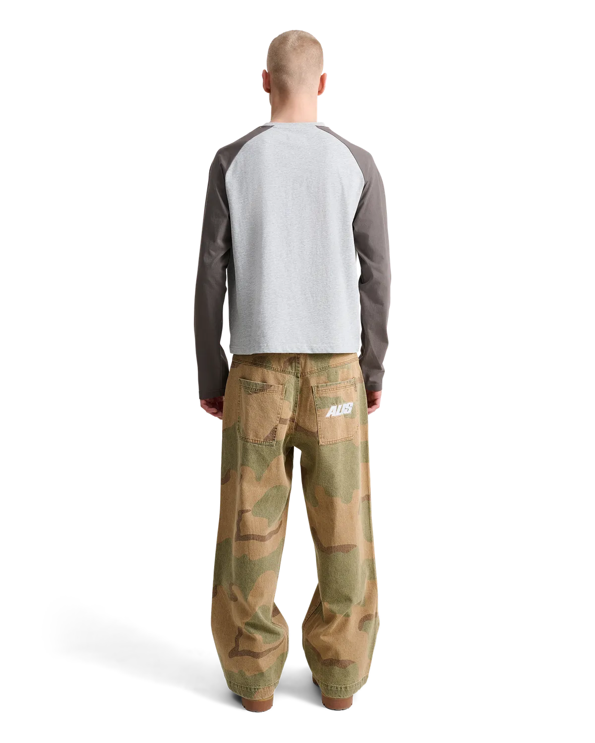 Alis Sol langærmet t-shirt grey melange bomuld