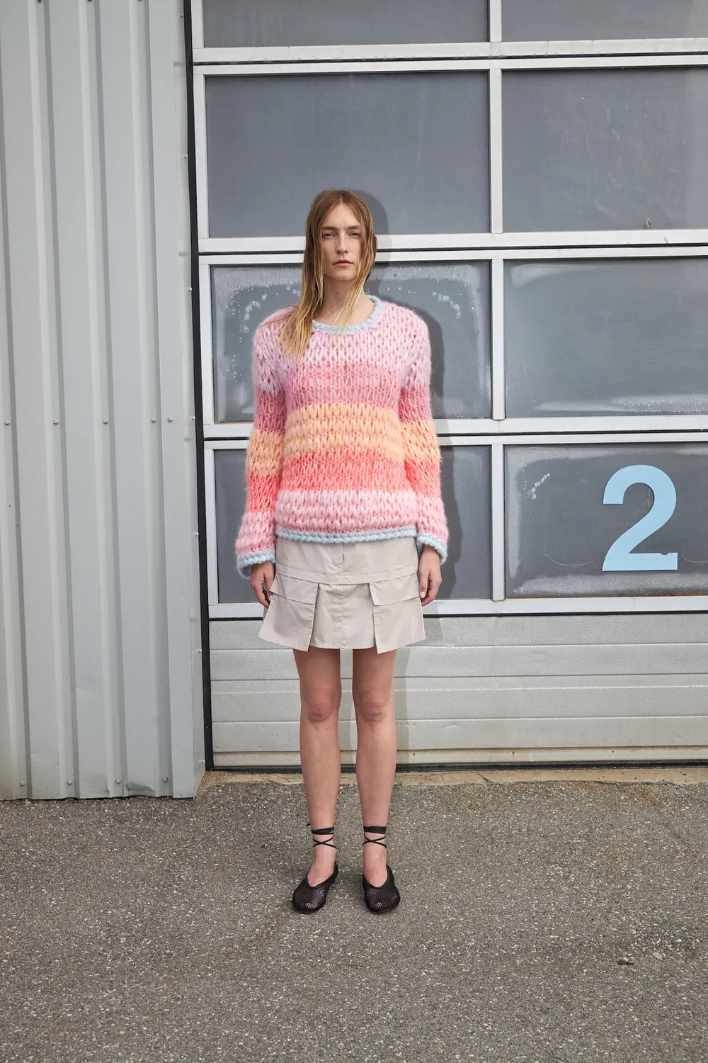 DAWNXDARE PARADISE pullover 319 Pink Sunset mohair