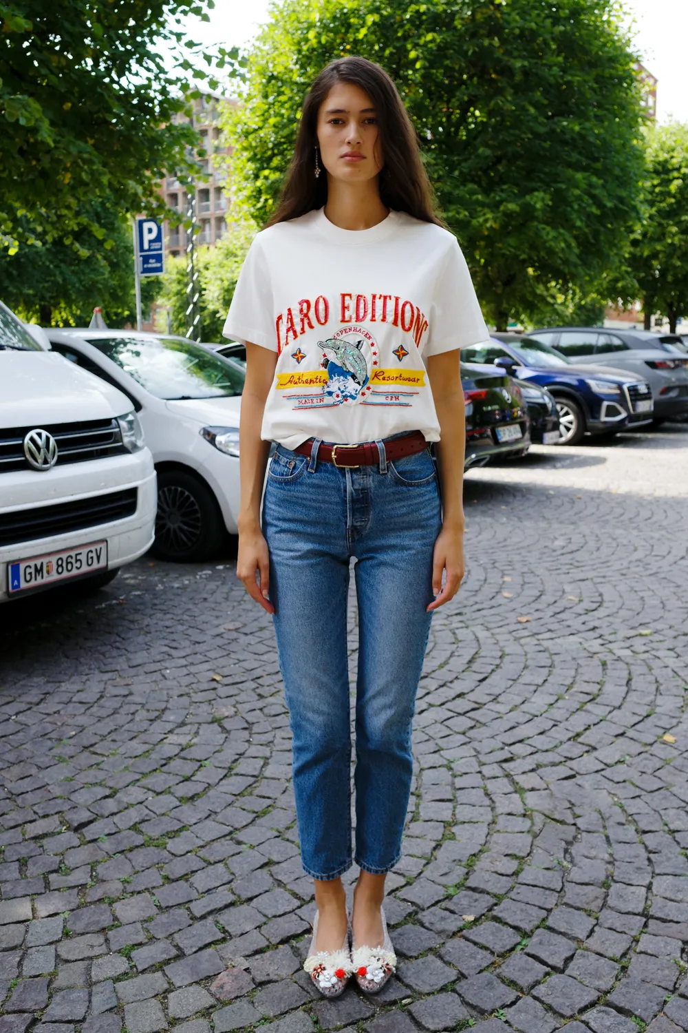 Caro Editions Freddy T-shirt hvid økologisk