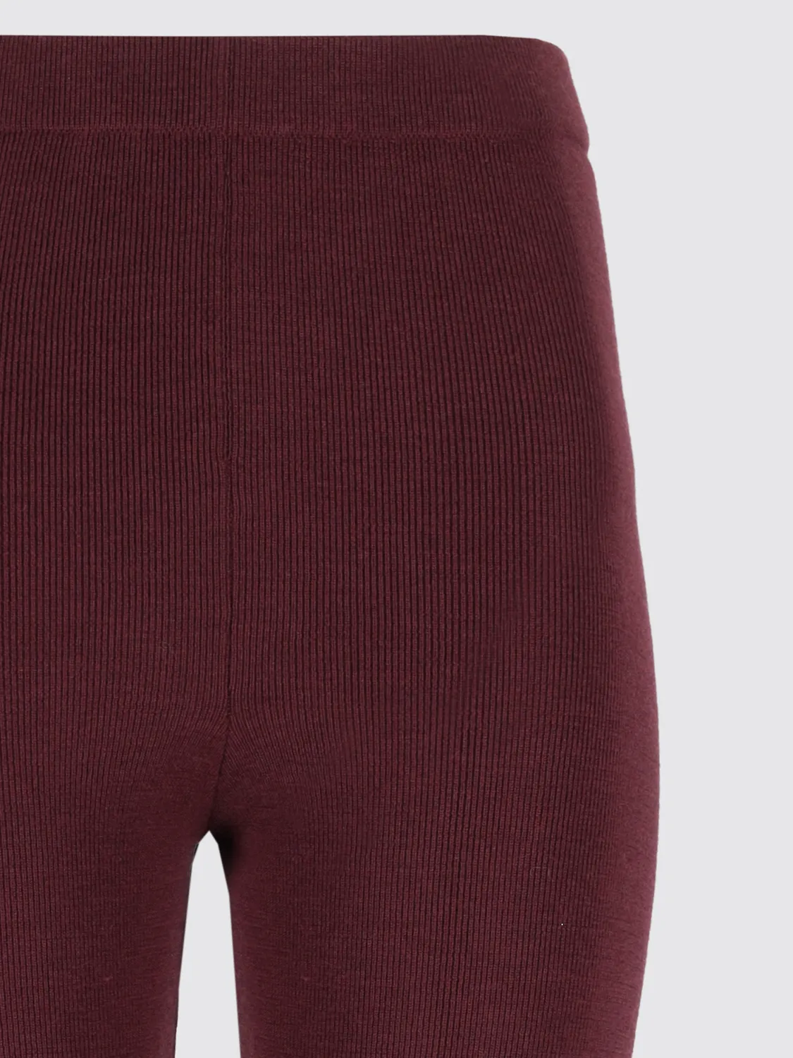 Laneus flare bukser merinould bordeaux