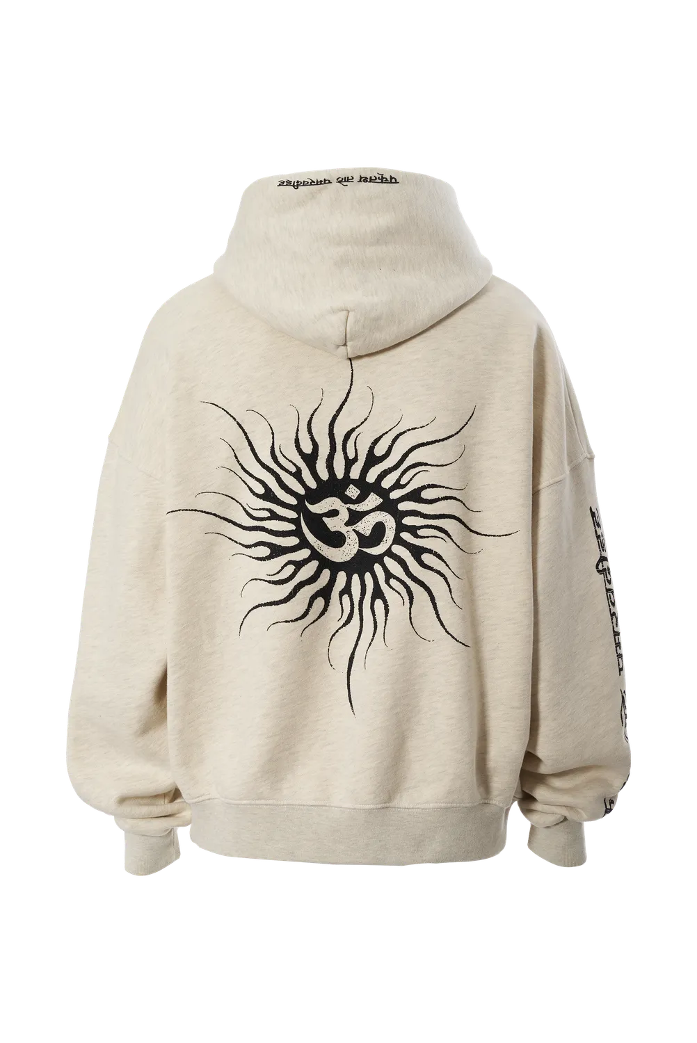 Hellstar Oatmeal Hoodie hættetrøje oatmeal fleece