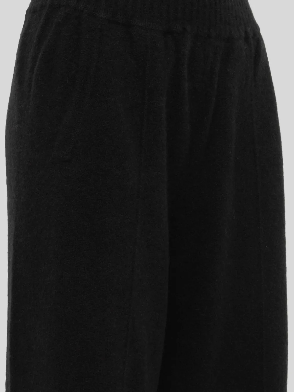 Laneus Cashmere Silk bukser sort cashmere