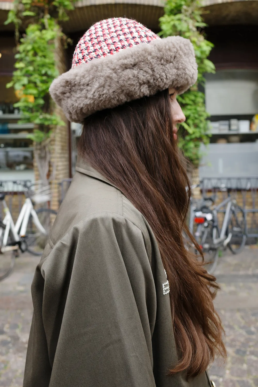 Caro Editions Garden Hat Fake Fur tweed Small