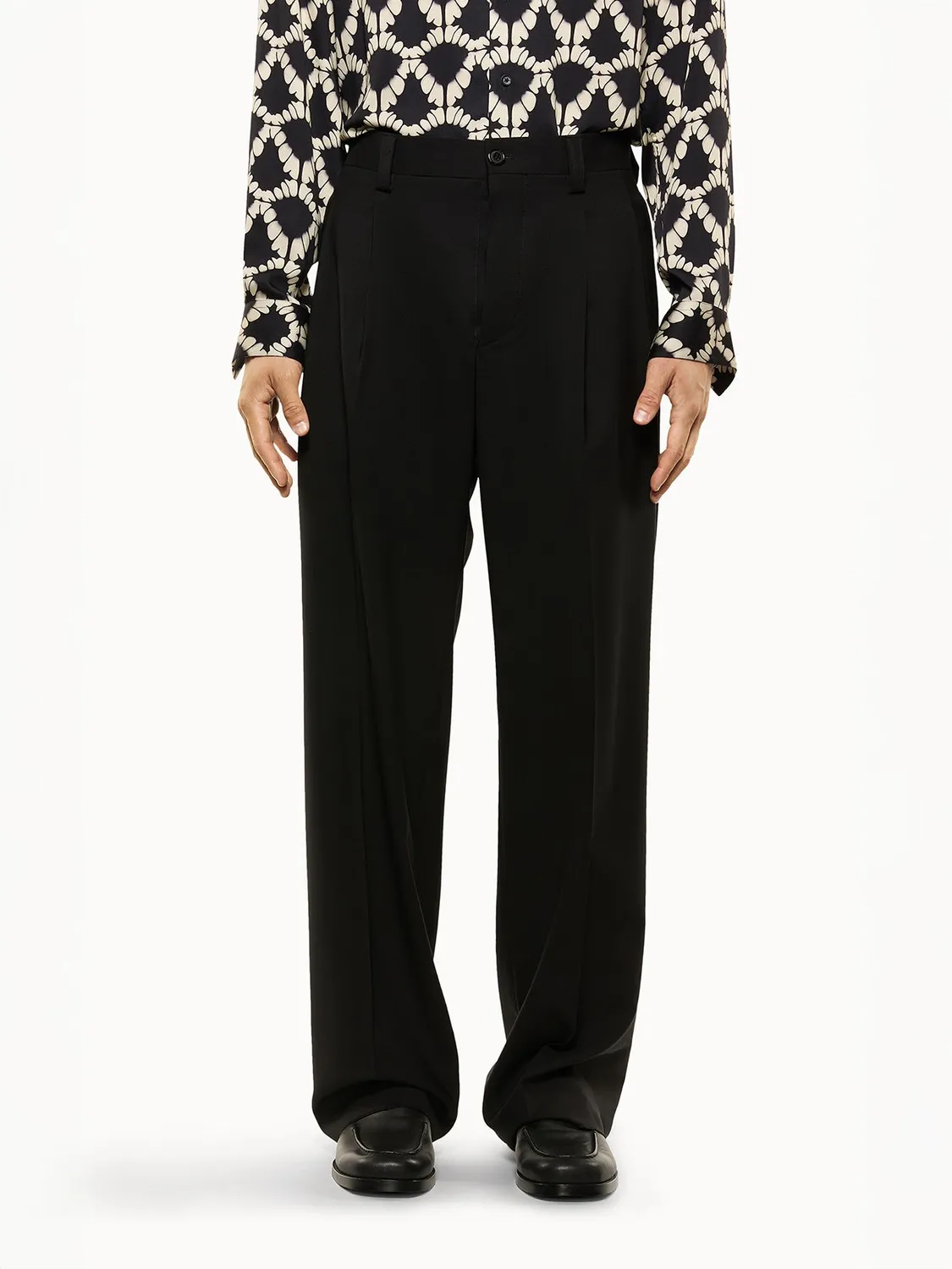 Laneus Chicago bukser sort cool wool