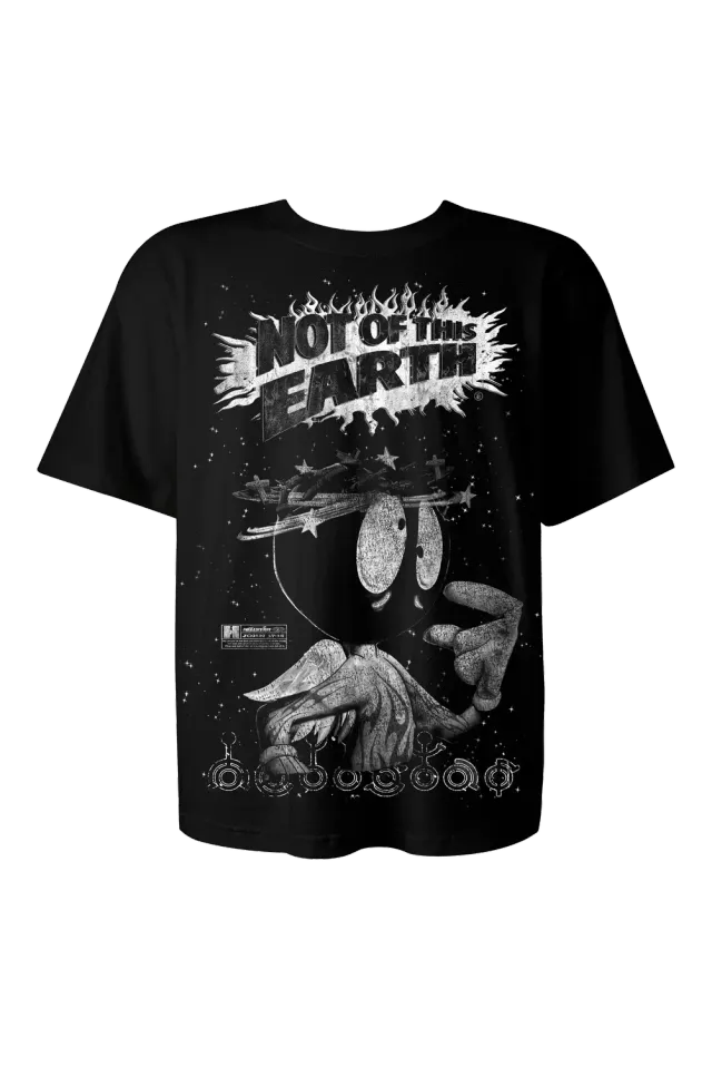 Hellstar Not of This Earth t-shirt sort graphic
