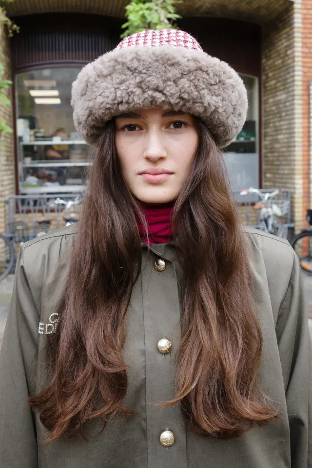 Caro Editions Garden Hat Fake Fur tweed Small