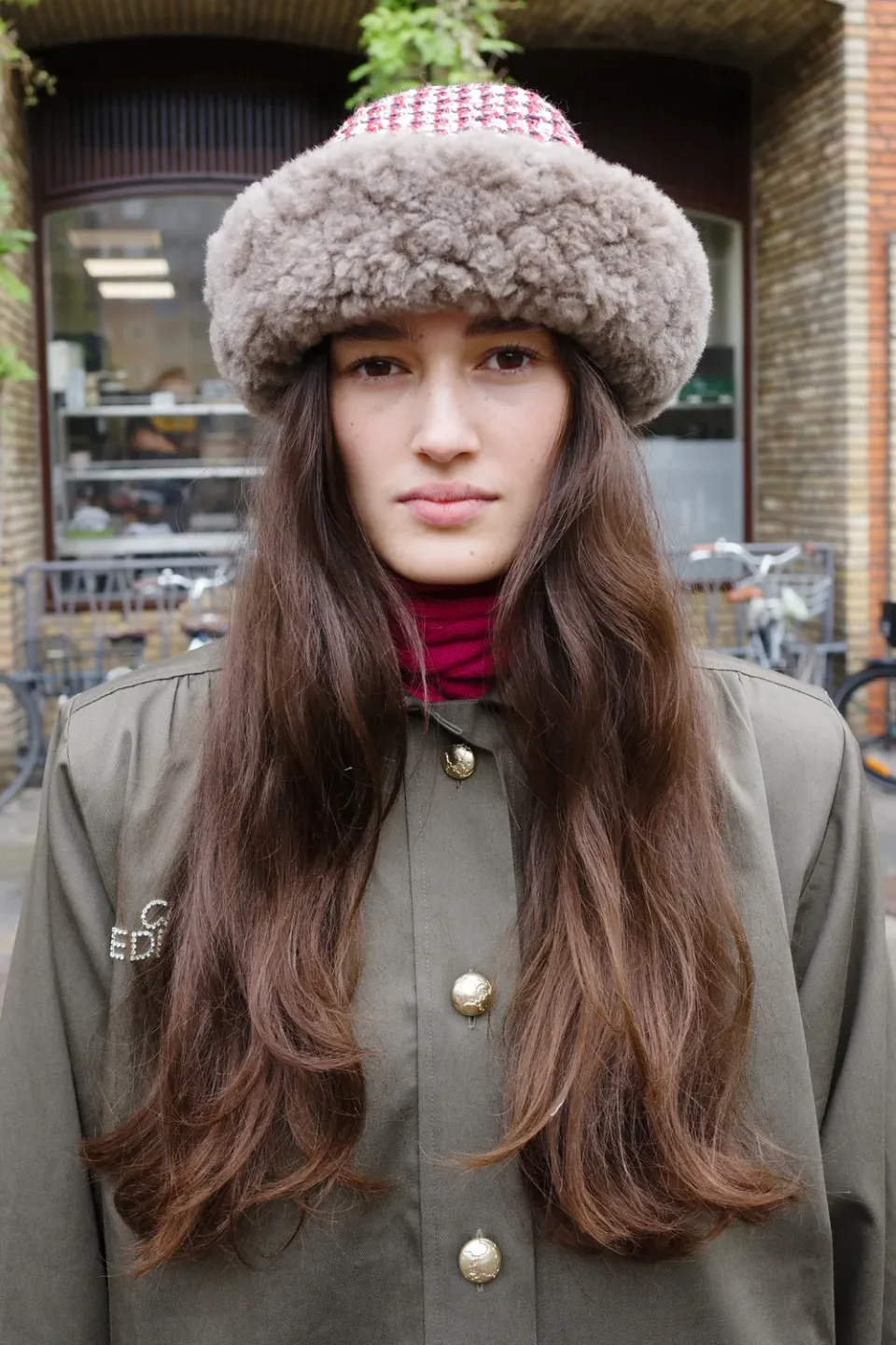 Caro Editions Garden Hat Fake Fur tweed Small