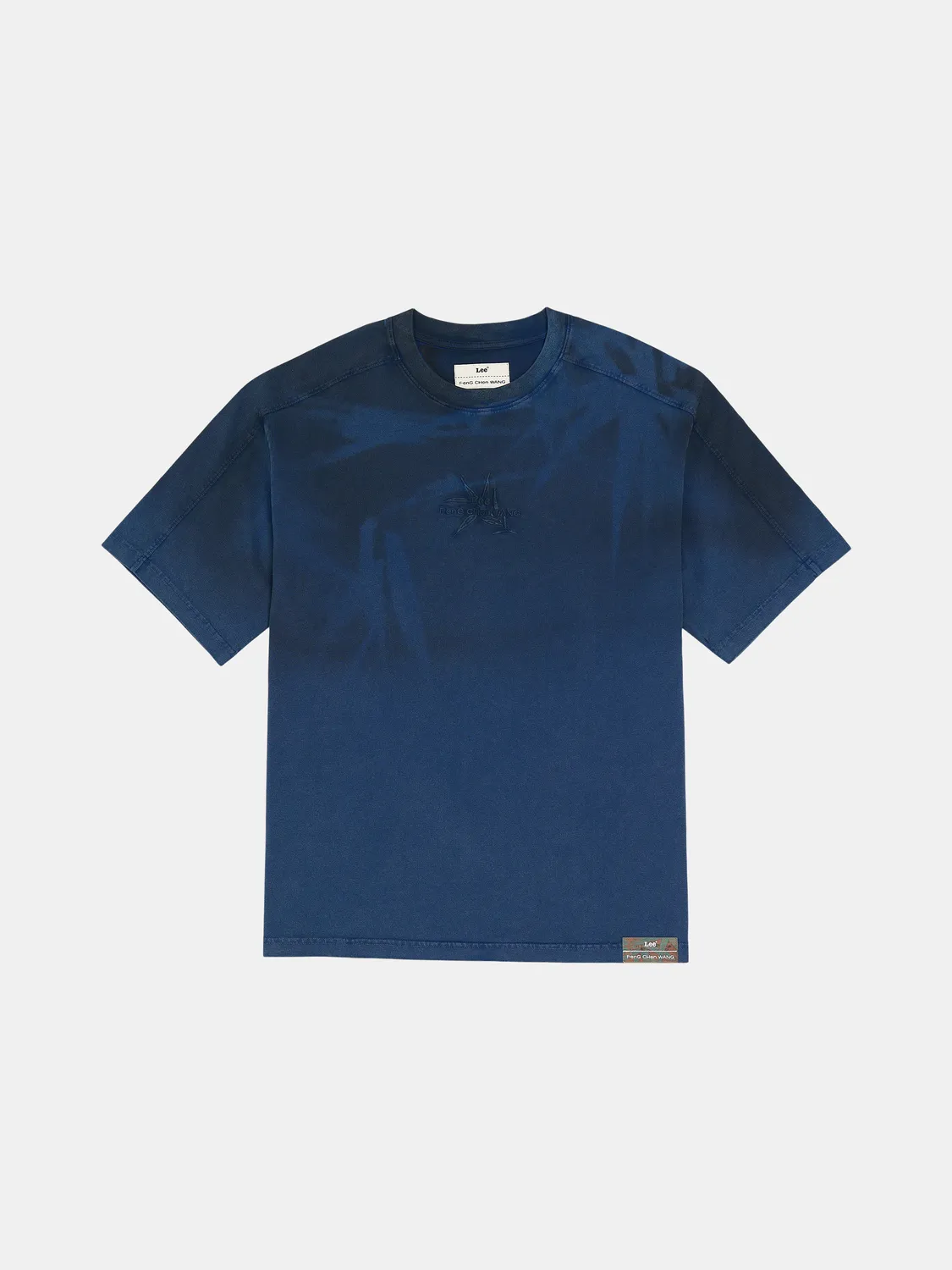Lee x Feng Chen Wang Bamboo T-shirt navy oversize