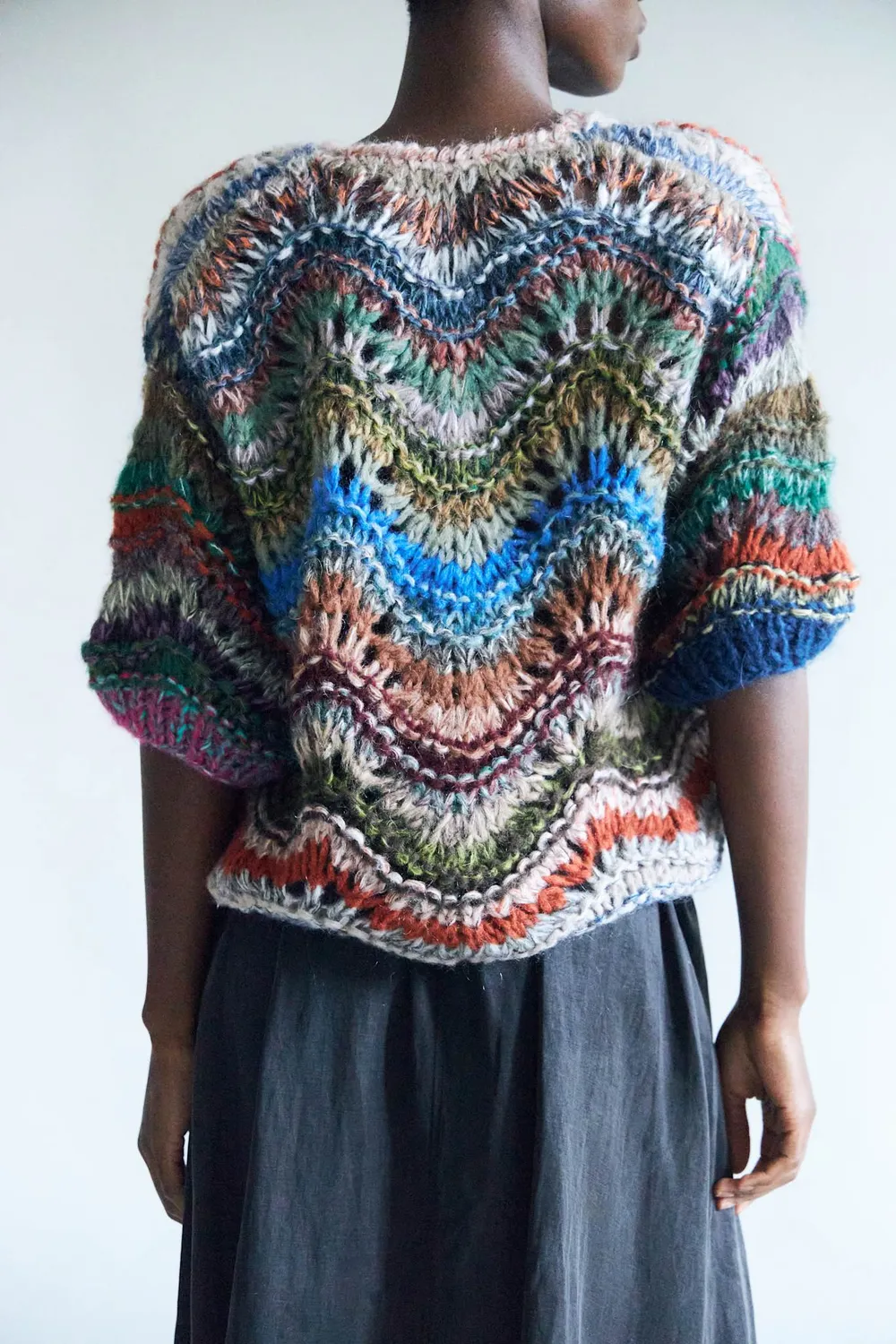 DAWNXDARE ELSA DS 990 pullover dark multi