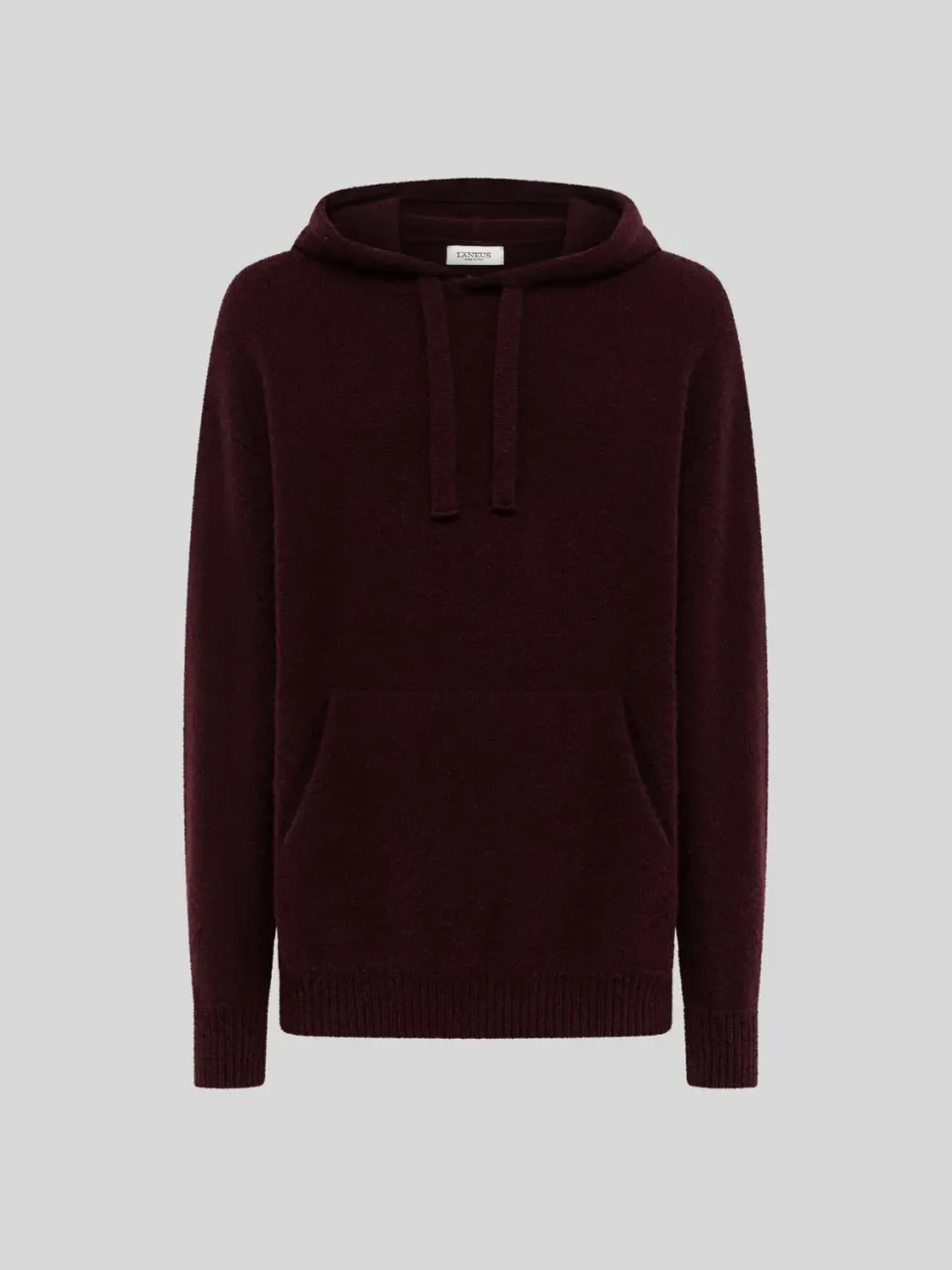 Laneus Cashmere Silk Hoodie hættetrøje fico let