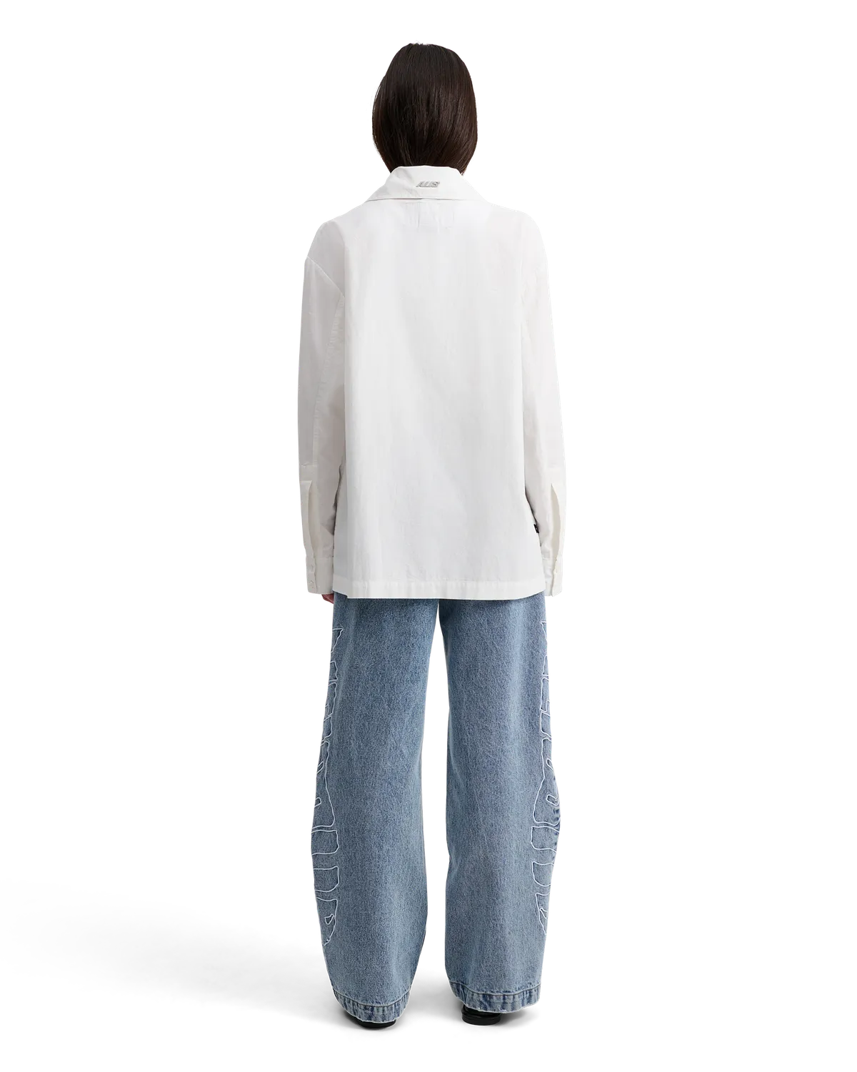 Alis Billey Essential Shirt skjorte off white bomuld