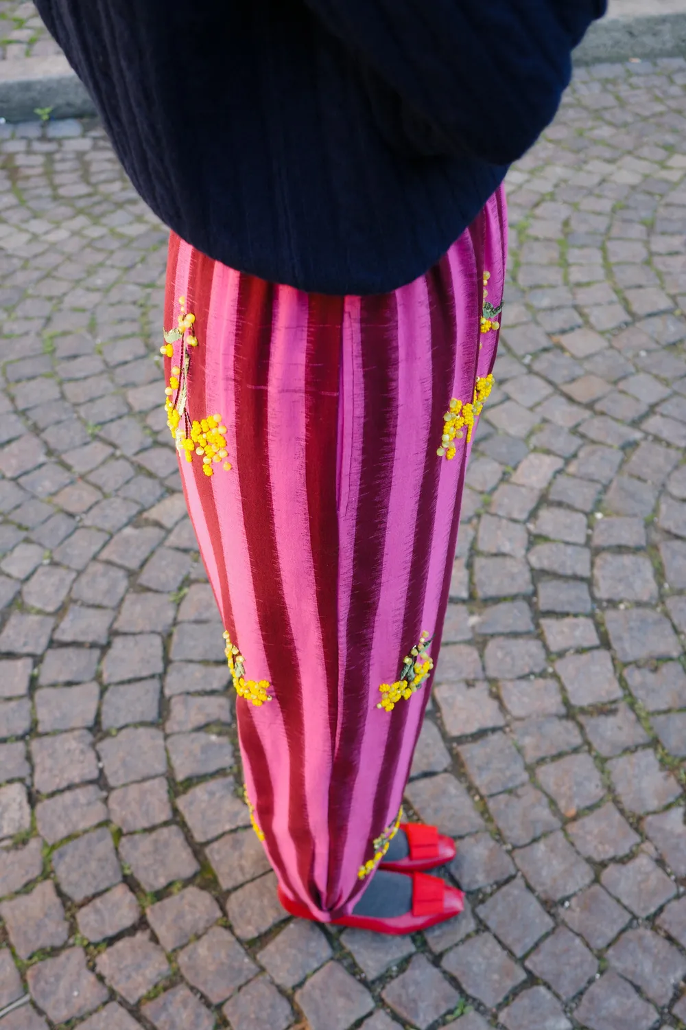 Caro Editions Coco Pants bukser ikat gul blomst