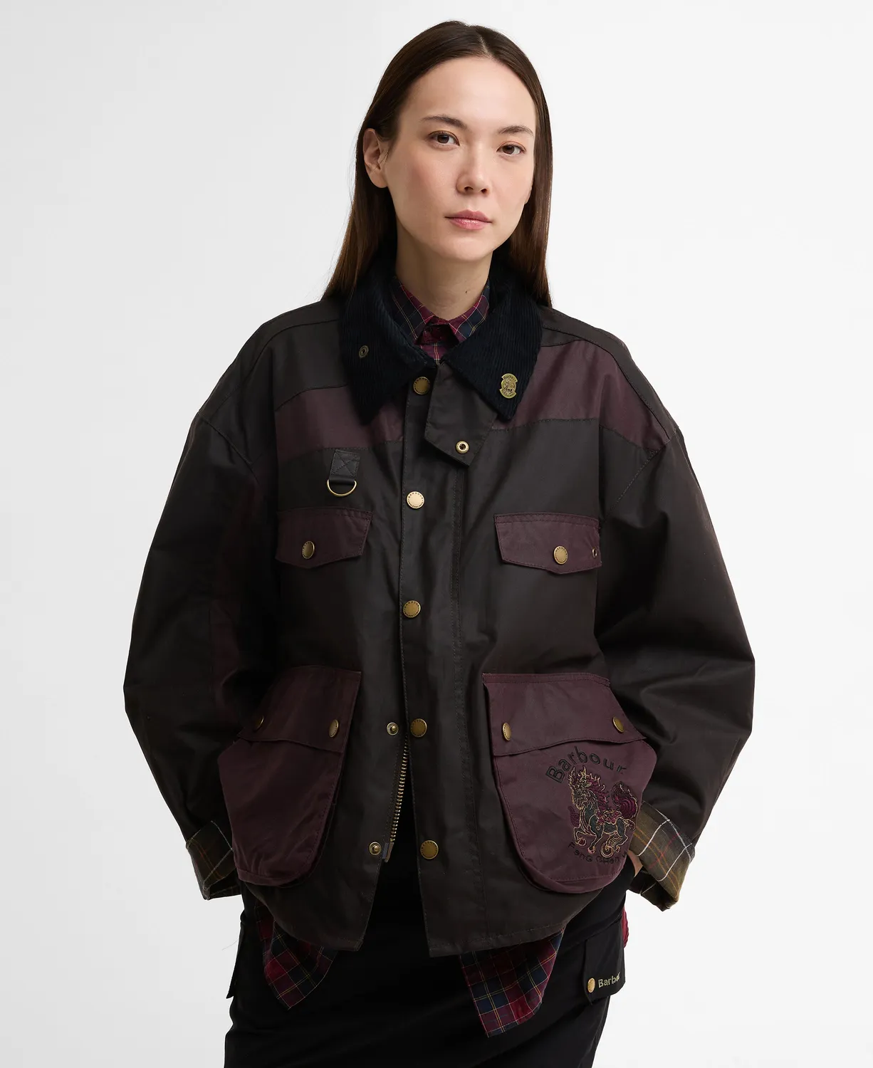 Barbour x Feng Chen Wang Porter Wax voksjakke multi XS-XXL