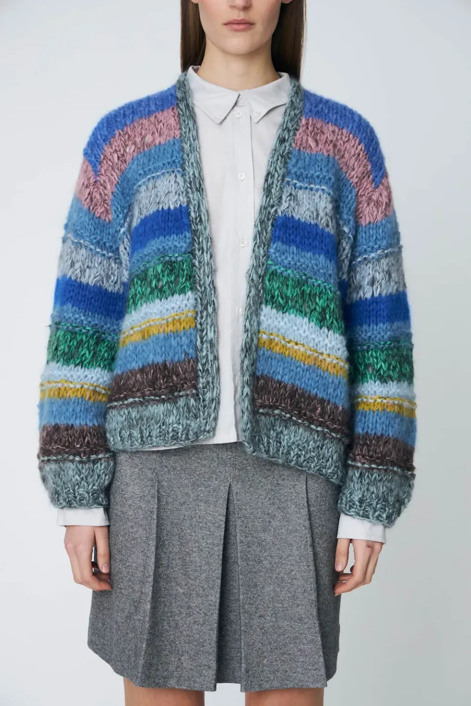 DAWNXDARE Edda 630 Blue Sky cardigan mohair