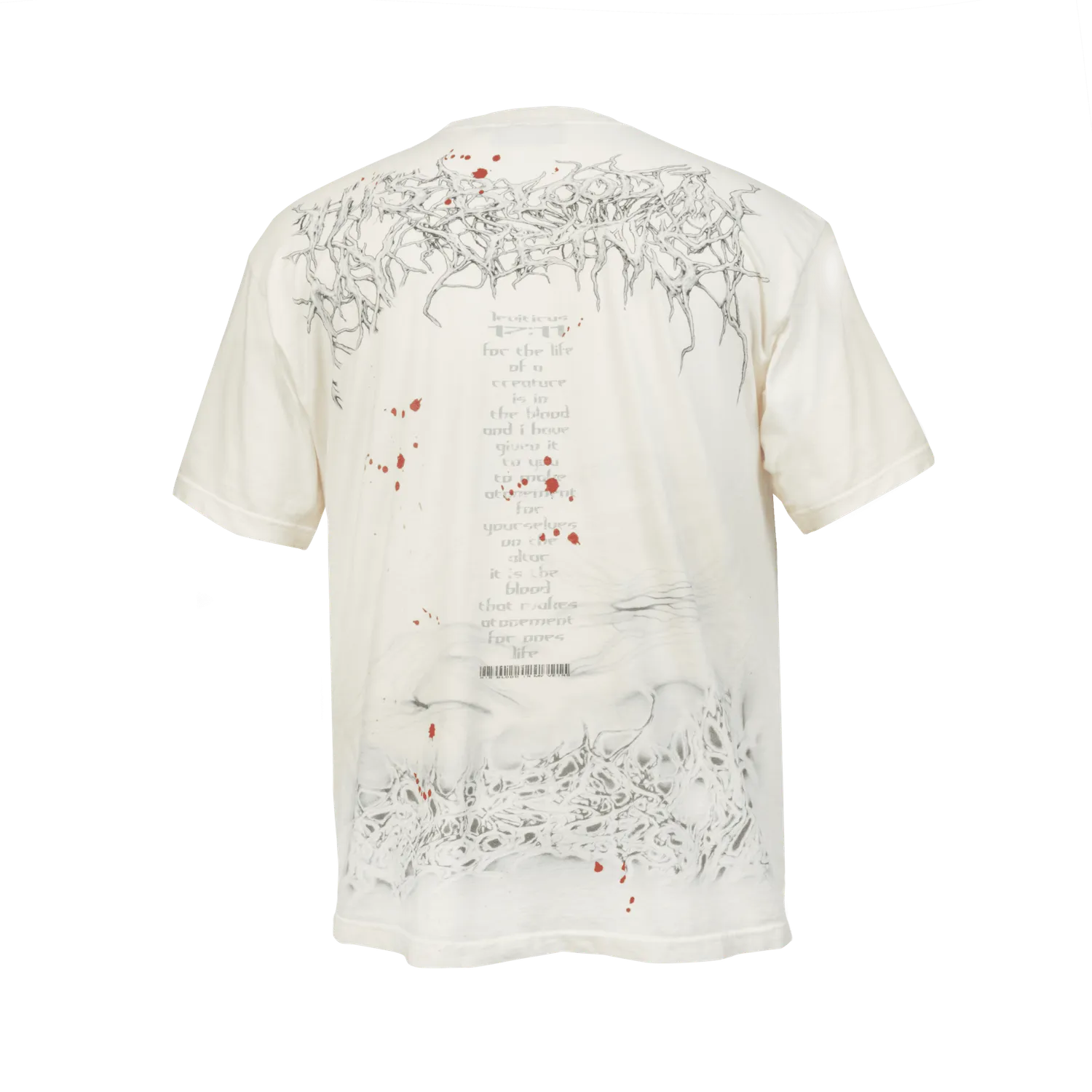 Hellstar Blood in My Veins T-shirt hvid print
