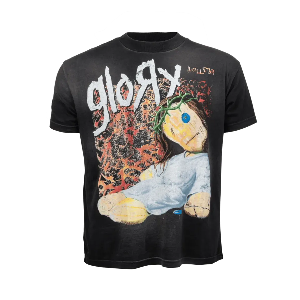 Hellstar Glory HSSTU1TE02-BLK t-shirt sort print