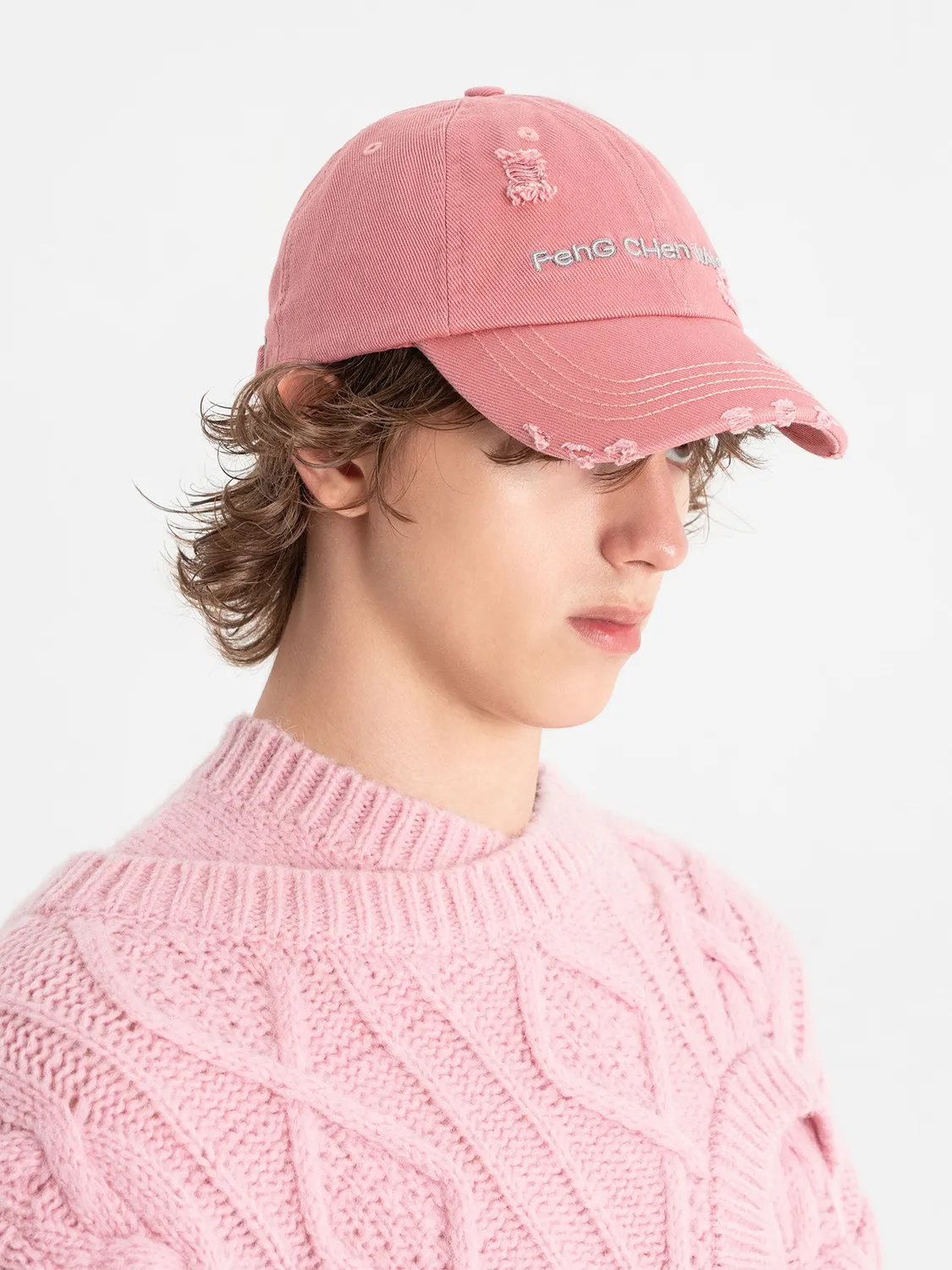 Feng Chen Wang Denim Cap denimkasket OS broderi