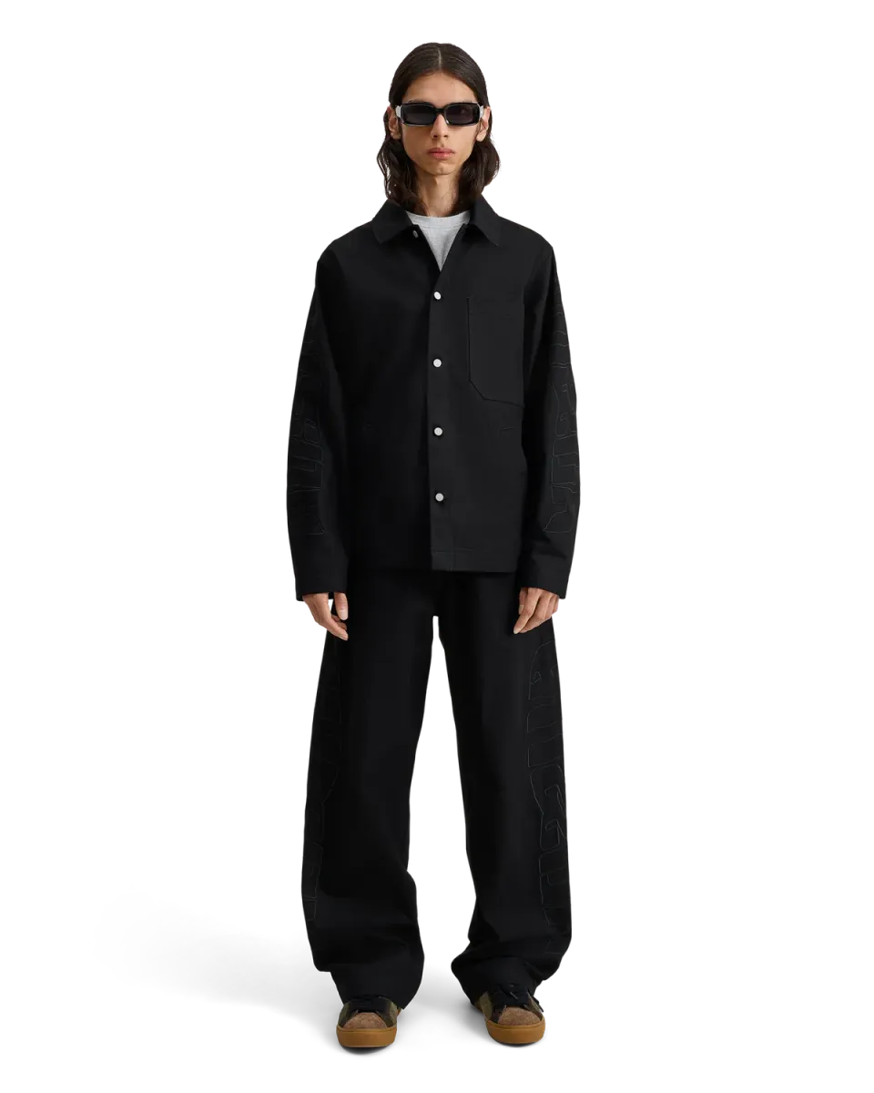 Alis Bam wide fit jeans Solid Black bomuld