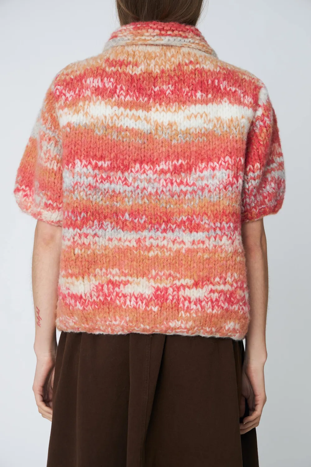 DAWNXDARE MOA cardigan 337 garnet alpakastrik