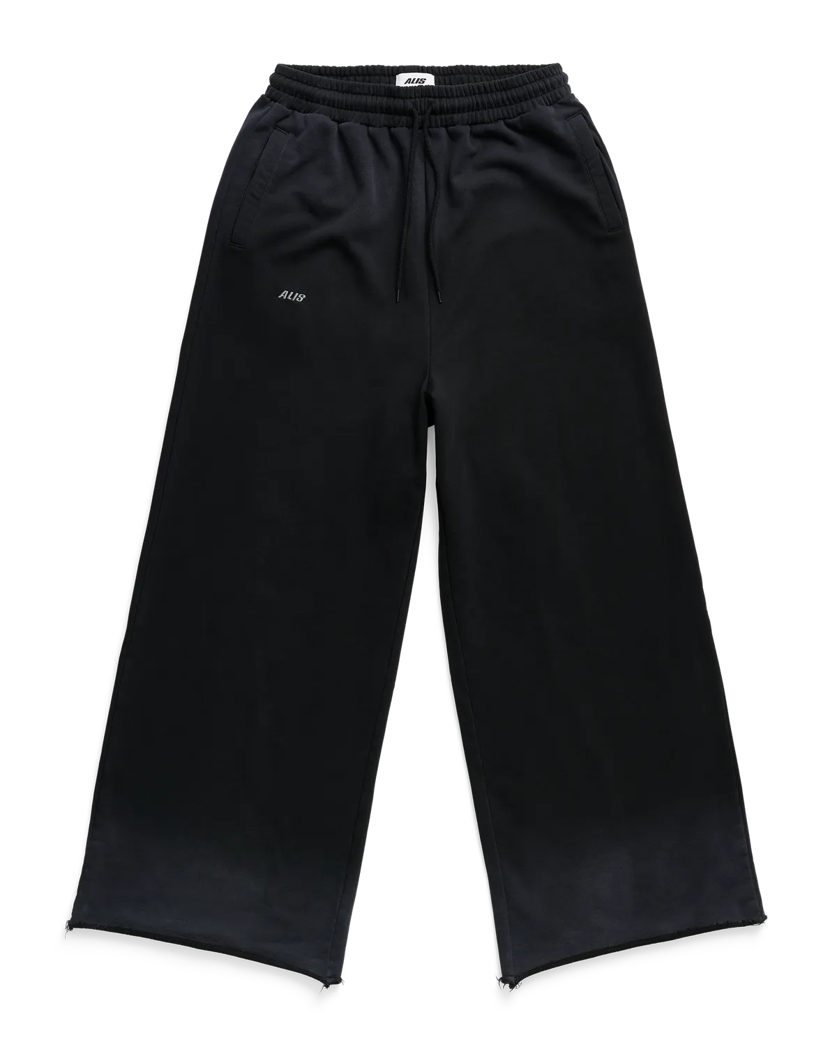 Alis Alas Wide Loose sweatpants faded black bomuld