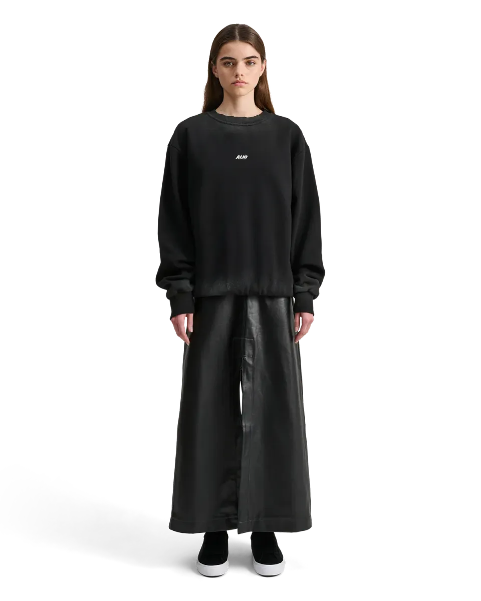 Alis Greco sweatshirt faded black bomuld