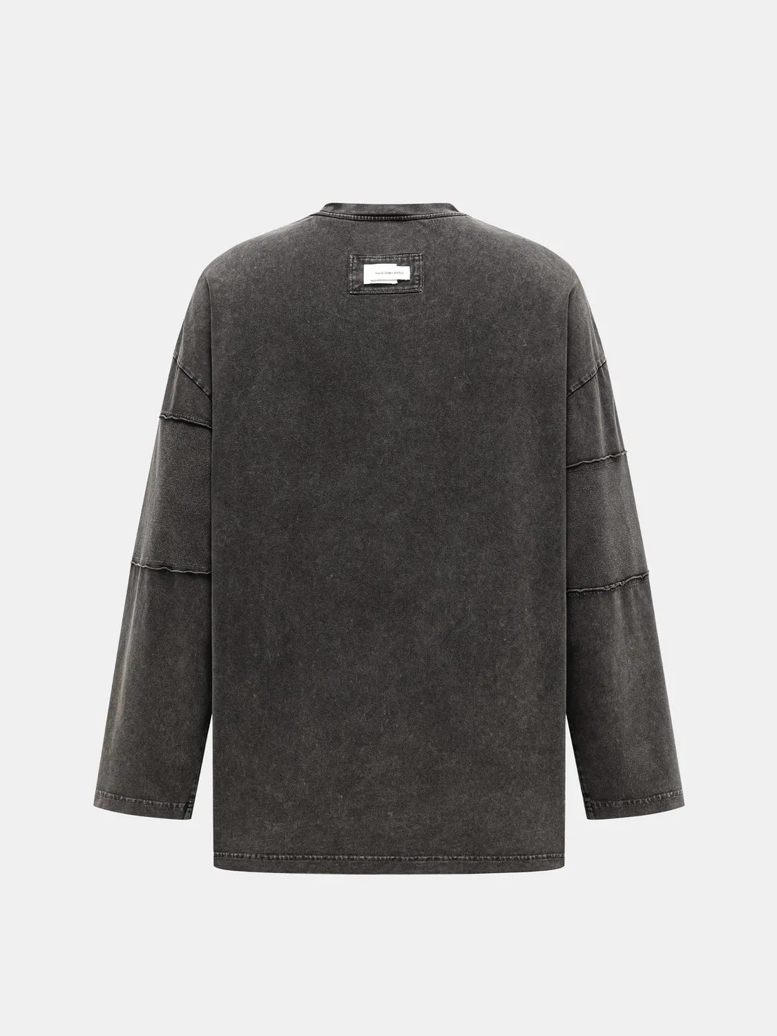 Feng Chen Wang sweatshirt patchwork mørk