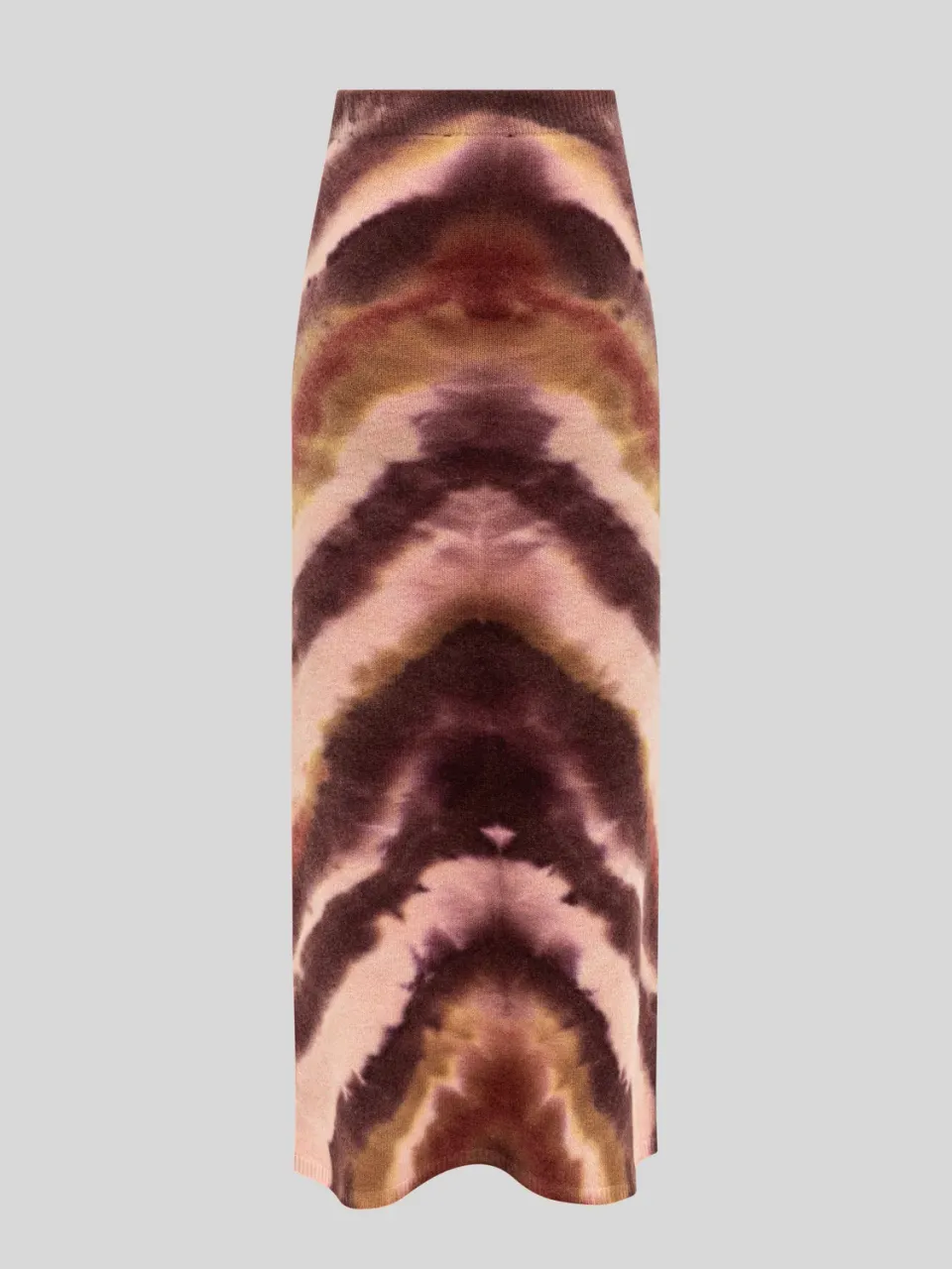 Laneus Garment-Dyed midi-nederdel uld