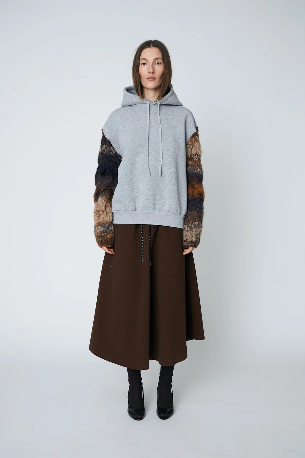 DAWNXDARE Jade 855 Soil hoodie strikærmer