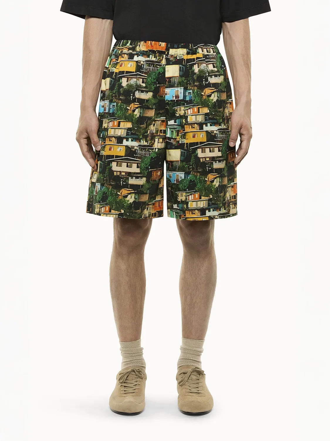 Laneus Cotton Bermuda shorts multicolour bomuld