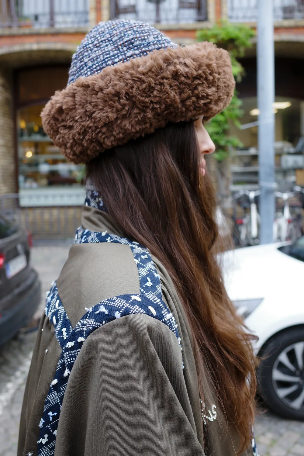 Caro Editions Garden Hat hat Fake Fur unik